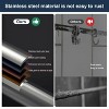LunaLulinlk Shower Curtain Rod With Holders, 42 to 100 inch Tension Shower Curtain Rod No Drilling - 2 of 4