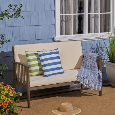 Coolbibila 53Inch Modern Outdoor Patio Fabric Loveseats Recliner,Cushion Chaise Lounge Arm Chair,Outdoor Patio Furniture Loveseat For Garden