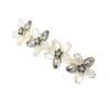 Unique Bargains Rhinestones Flower French Barrette Hair Clips 1 Pc - 4 of 4