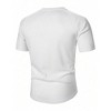 TIME HOLLOW V-Neck Short Sleeve T-Shirt - Fashionable Summer Fit - 2 of 3
