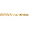 Black Bow Jewelry 7mm 14k Yellow Gold Solid Concave Anchor Chain Necklace - 4 of 4