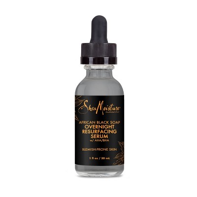 SheaMoisture African Black Soap Resurfacing Night Serum - 1 fl oz