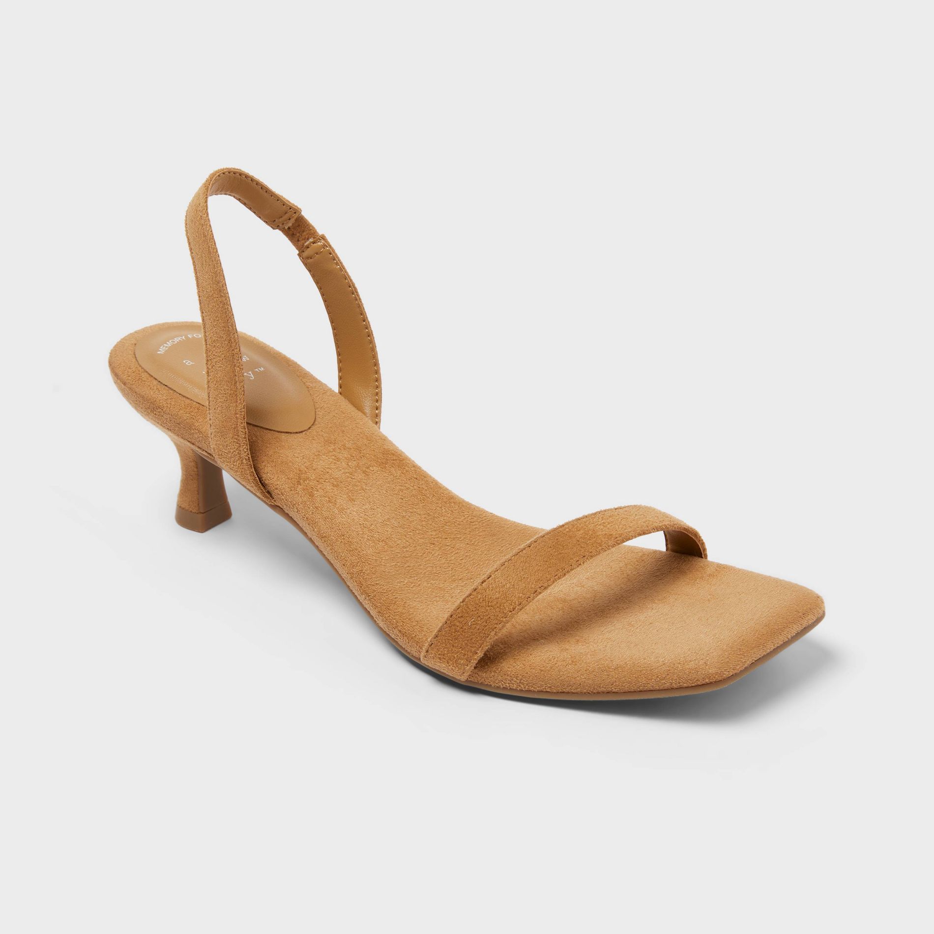 Women’s Brynn Heels with Memory Foam Insole - A New Day™ Tan