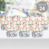 Big Dot of Happiness Hello Rainbow - DIY Boho Baby Shower and Birthday Party Clear Goodie Favor Bag Labels - Candy Bags with Toppers - Set of 24 - 2 of 4