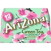 AriZona Green Tea with Ginseng and Honey - 12pk/16 fl oz Bottles - image 2 of 4