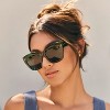 WMP Eyewear Oversized Cat Eye Polarized Sunglasses - 3 of 4