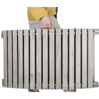 Contemporary Gray Acacia 3-Piece Outdoor Lounge Set