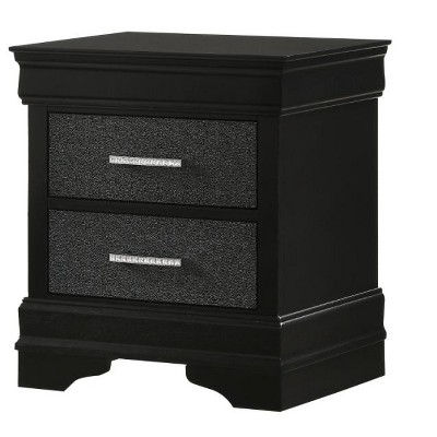 NicBex Nightstand with Drawers,Modern Side Table with Pulls and Wood Frame,Bedside Table for Bedroom,Living Room
