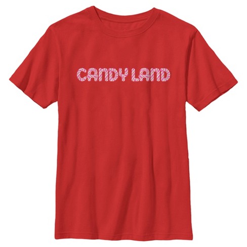 Boy's Candy Land Official Striped Logo T-Shirt - image 1 of 4