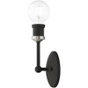 Livex Lighting Lansdale 1 - Light Vanity in  Black/Brushed Nickel - 2 of 4