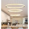 Dewdrop Modern Gold 3-Tier Luxurious LED Chandelier Fixture - 4 of 4