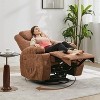 Recliner Chair, 360 Swivel Rocker Recliner Chair for Adults with Massage and Heat, Electric Glider Rocking Chairs for Living Room, Nursery - 2 of 4