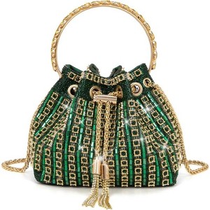 Diamond Evening Bag Clutch Purses for Women Rhinestone Purse Glitter Handbag for Party Wedding - 1 of 4