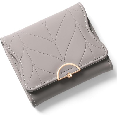FATMOON Wallet for Women - Stylish RFID Blocking Leather Wallet- Bifold Card Holder with Zipper Coin Pocket,for Daily Use,Travel