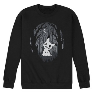 Men's - Pokémon - Mimikyu Forest Graphic Fleece Sweatshirt - 1 of 4