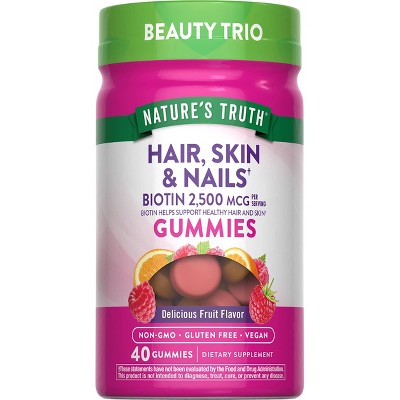 Nature's Truth H/S/N Vegan Gummies - 40ct
