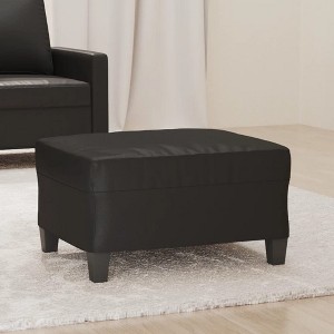 vidaXL Footstool Dark Gray 23.6 in.x19.7 in.x16.1 in. Microfiber Fabric - 1 of 4