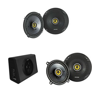 Kicker 11PT250 Powered Truck Enclosure & 46CSC654 6.5", 46CSC54 5.25"  Bundle - 1 of 4
