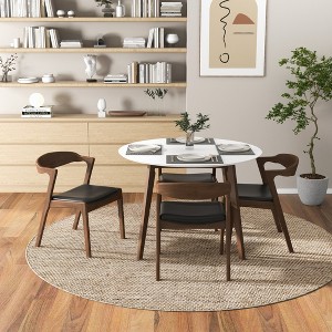 APRILSOULAlina Dining Table (White) and 4 Side Chairs - 1 of 4