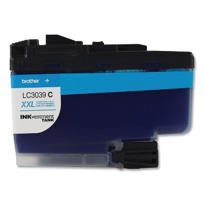 Brother LC3039C INKvestment Ultra High-Yield Ink 5000 Page-Yield Cyan