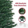 Whisen 7' Artificial Christmas Tree with 499 Realistic Branch Tips and Plastic Stand - 4 of 4