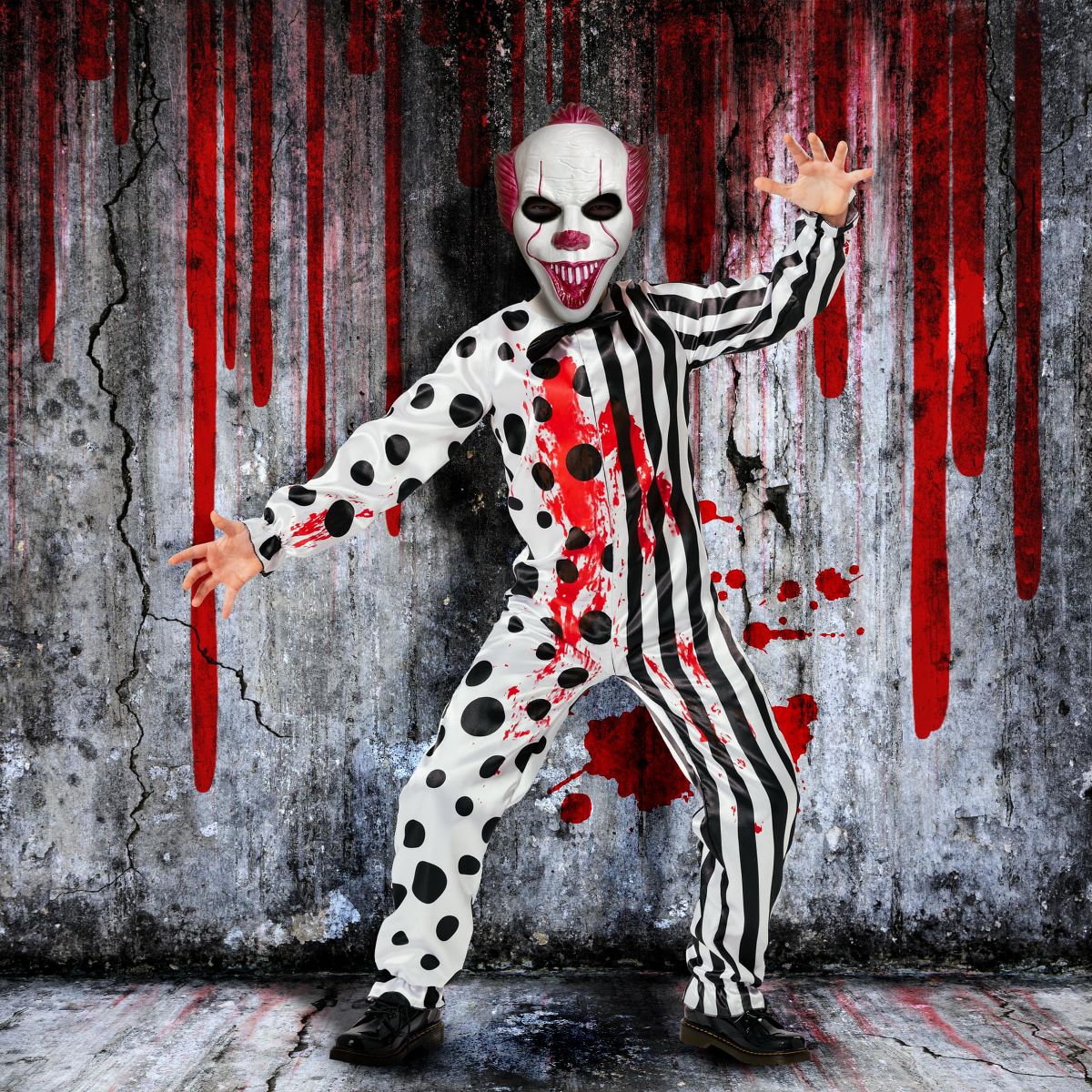 Dassyn Creations Child Clown Costume - thumbnail 2