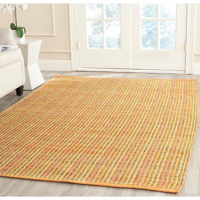 Gray Geometric Handmade Cotton 8' x 10' Area Rug