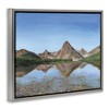 Stupell Industries Alpine Reflection Peaks Floating Frame Canvas Art - 2 of 4