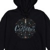 Coraline Curious Circle Women's Black Long Sleeve Cosplay Hoodie - 2 of 3