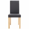 vidaXL Dining Chairs 2 pcs Gray Faux Leather - 4 of 4