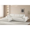 108'' L-Shaped Sectional Sofas with Full Foam Cushioning and No Assembly Required, Left Facing Sleeper Couch for Living Room or Bedroom - 2 of 4