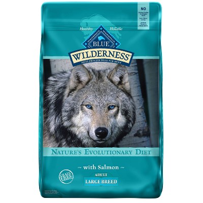 Blue Buffalo Wilderness Grain Free with Salmon Large Breed Adult Dry Dog Food - 24lbs