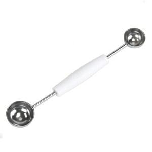 Chef Craft Stainless Steel Double Melon Baller Fruit Decorating Tool - 1 of 2