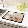 REGALWOVEN Large Diatomaceous Coffee Bar Mat, Quick Dry Dish Drying Mats for Kitchen Counter - 2 of 4