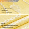 BAGOKIE 72"x72" Linen Blend Shower Curtain - 3 of 4
