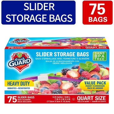 Slider Storage Bags, Zippered Fresh-keeping Bag, Heavy Duty Food Sorting Storage Bag, Food Preservation Sealed Bag