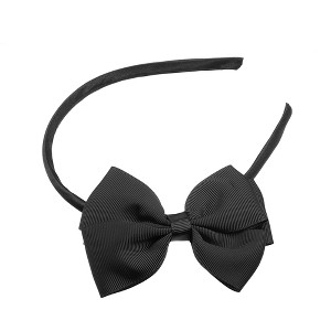 Unique Bargains Bow Headband Fashion Cute Polyester Hairband for Teenager 5.9x4.4 Inch - 1 of 4
