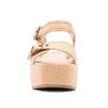 Fashion To Figure Women's Winnie Platform Sandals - Wide Width - 14, NUDE - 4 of 4