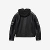 X RAY Boys Grainy PU Leather Hooded Jacket With Faux Shearling Lining - 2 of 4