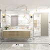 Apmir Rectangular Aluminum Alloy Framed and Tempered Glass Wall Bathroom Vanity Mirror in Matte Black/ Gold/ Silver/ Brown - 3 of 4