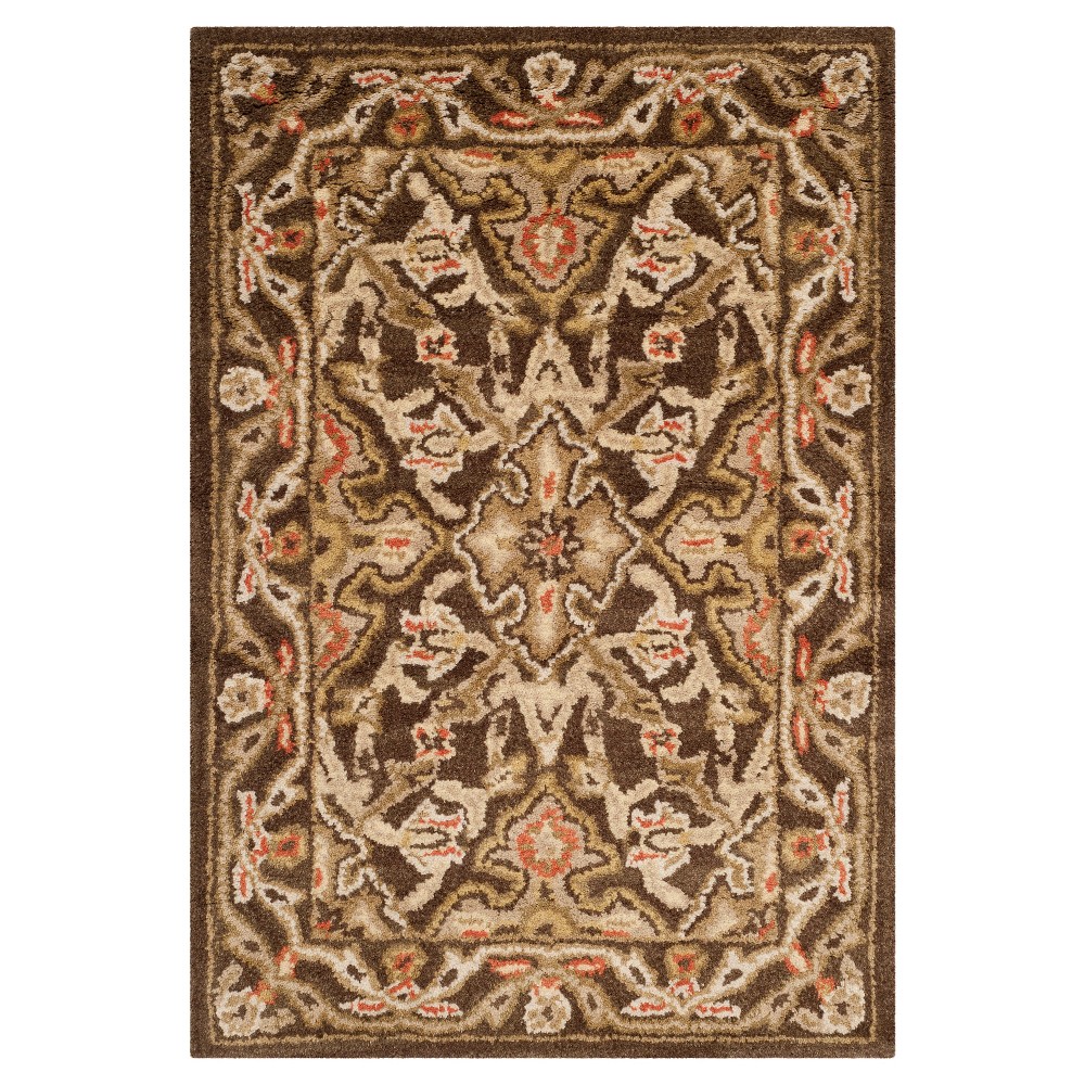 Brown Abstract Loomed Runner - (2'3inx8' Runner) - Safavieh