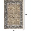 Waterproof Rug Pad Persian Style Camel 360g Pile Weight Pearl Velvet Washable Foldable Non-Shedding Living Room/Bedroom - 2 of 4