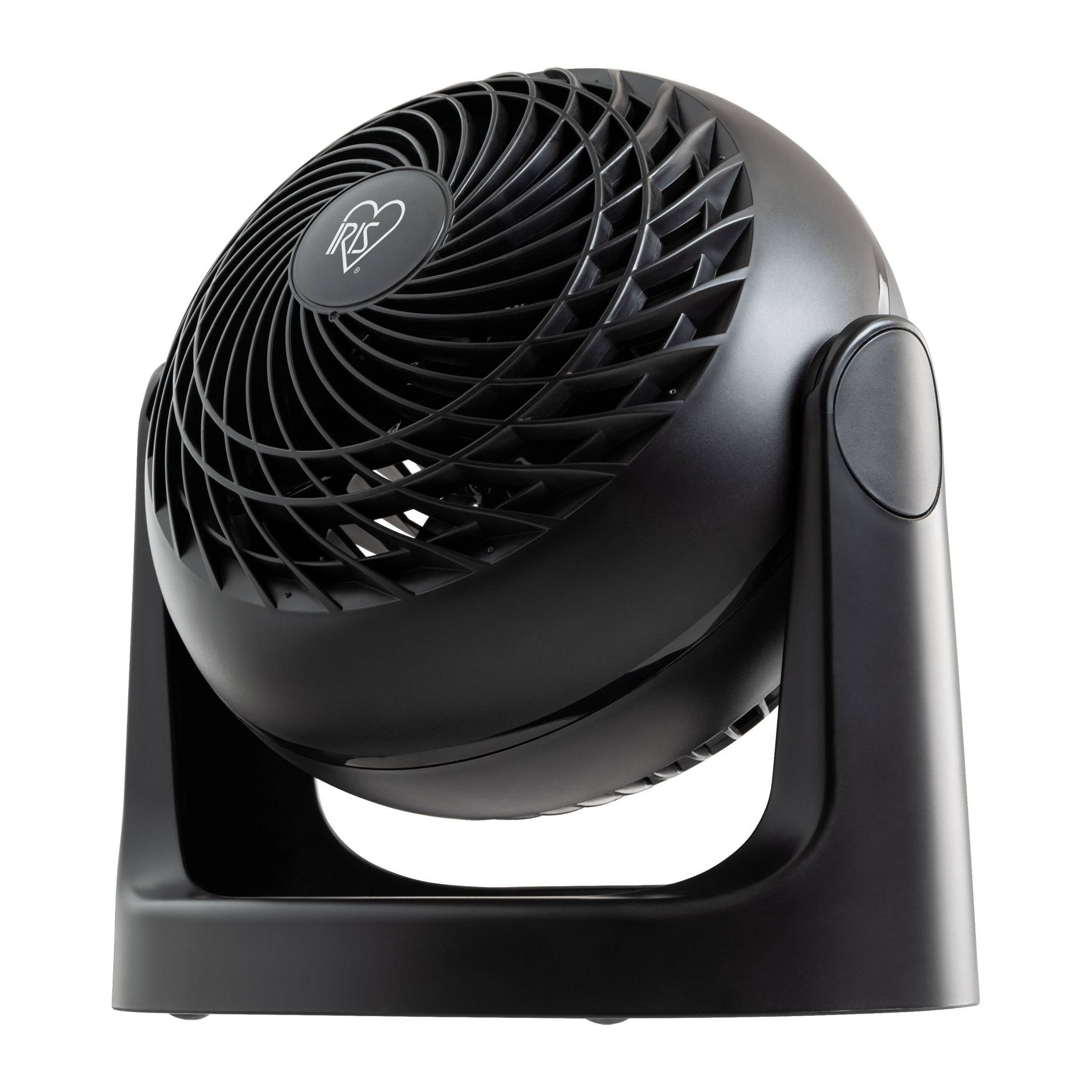 IRIS WOOZOO Desk Fan Air Circulator 3 Speeds 52ft Max Air Distance Black