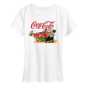 Women's - Coca-Cola - Santa Coke Short Sleeve Graphic T-Shirt - 1 of 4