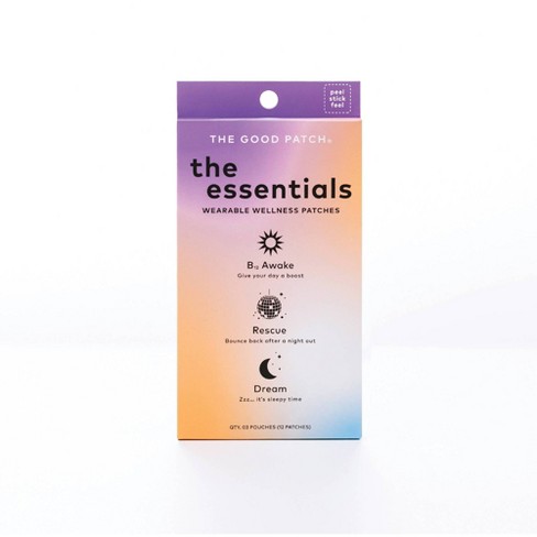 The Good Patch The Essentials Plant-based Vegan Wellness Patch - 12ct :  Target