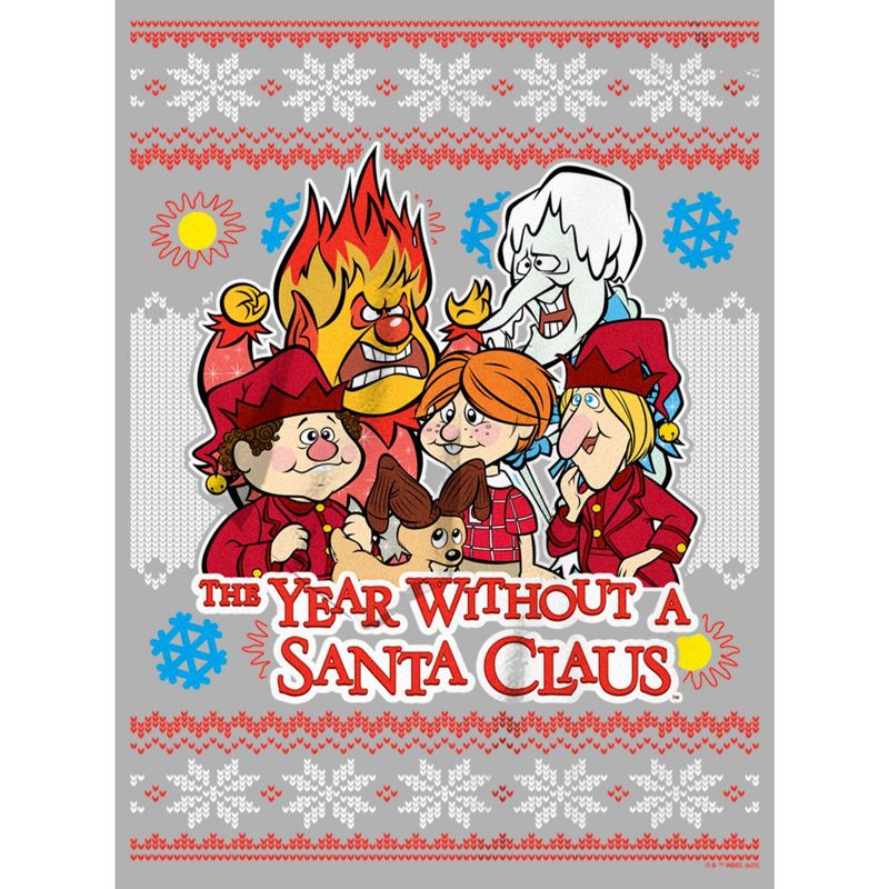 Boy's The Year Without a Santa Claus Christmas Sweater T-Shirt, 2 of 6