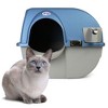Omega Paw PR-RA15-1 Roll 'N Clean Self Cleaning Litter Box, Regular, Pearl Blue - 2 of 4