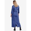 ellos Plus Size Three-Quarter Sleeve Knit Maxi Dress - 3 of 4
