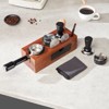 VEVOR Espresso Tamping Station, Sapele Wood, 8-in-1 Multifunctional Tamping Station with Detachable Slot, Easy to Clean Espresso Knock Box, Brown - 2 of 4