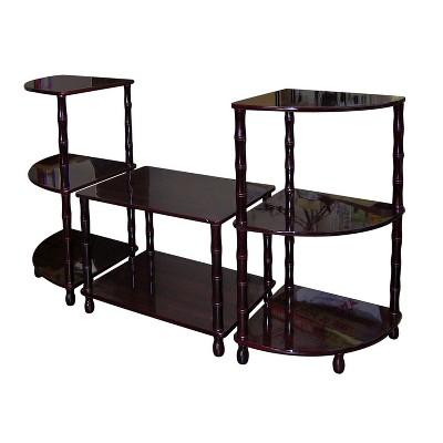 3 Tier Accent Table Set Cherry - Ore International